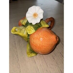 Jay Wilfred Orange Shaped Mini Teapot by Andrea of Sadek